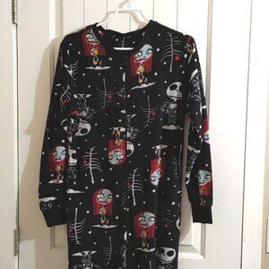 Disney Nightmare Before Christmas sleeper adult onesie size M one piece